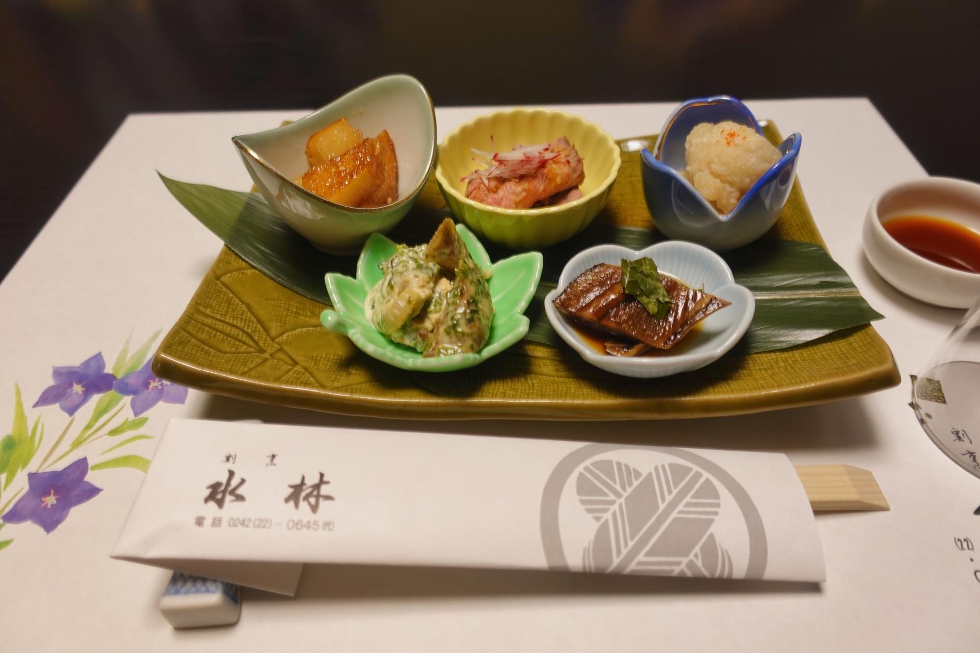 割烹 水林/スイリン 先付け