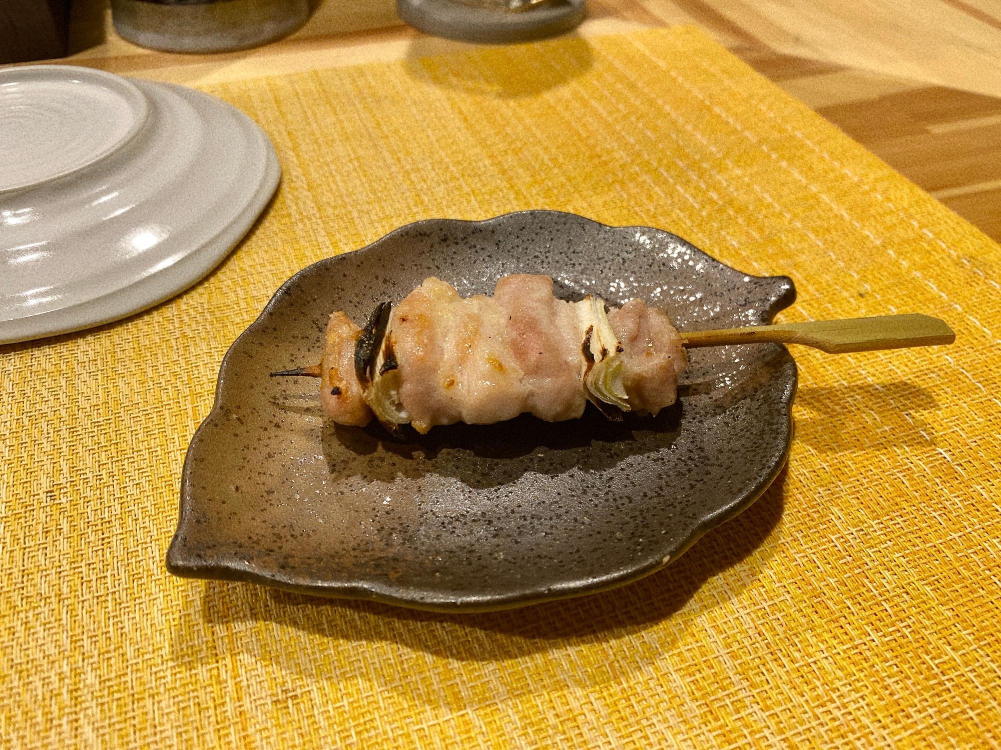 本格炭火焼鳥 萩のや ネギマ