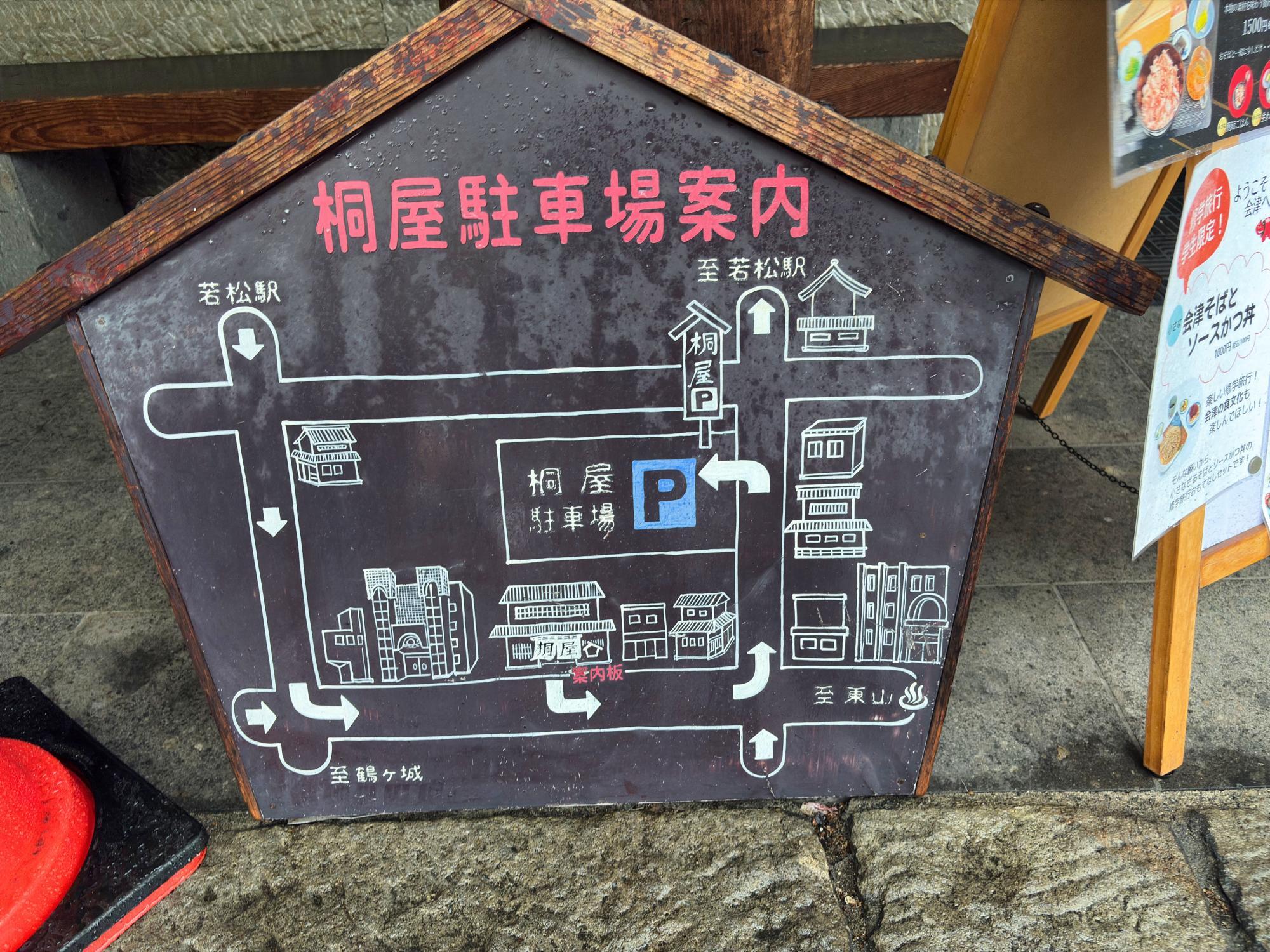 桐屋・権現亭 駐車場案内