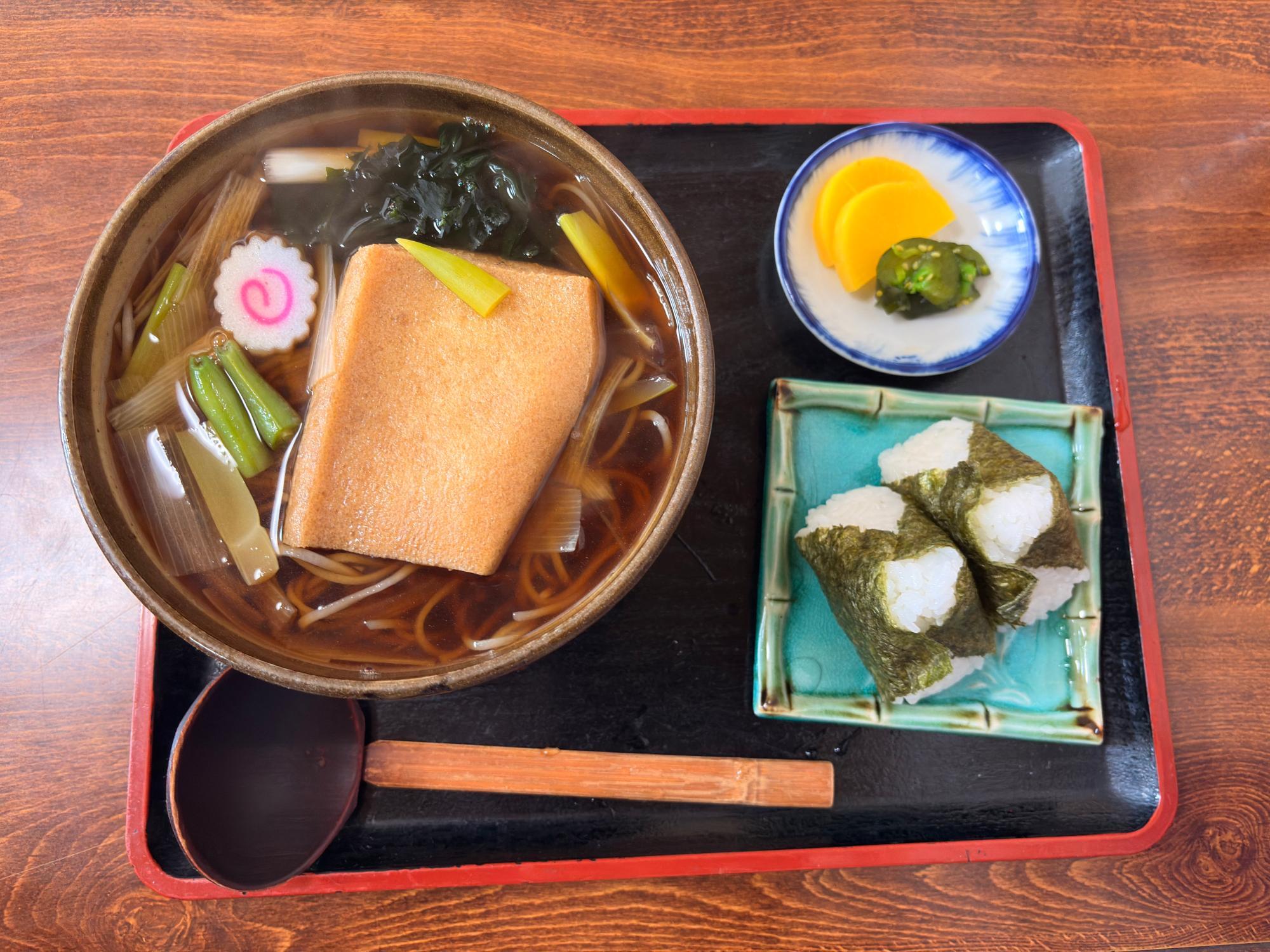 そば定食 きつねそば定食 きつね