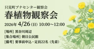 春植物観察会 01｜イベント｜2026-04-17